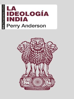 cover image of La ideología india